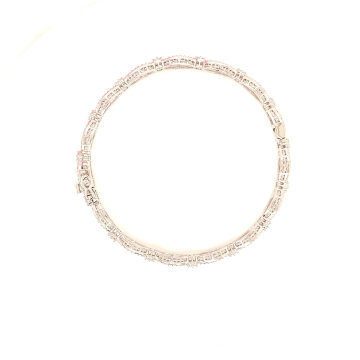 Elegant Women Fashion Bangle with Zirconia Stone Jewelry